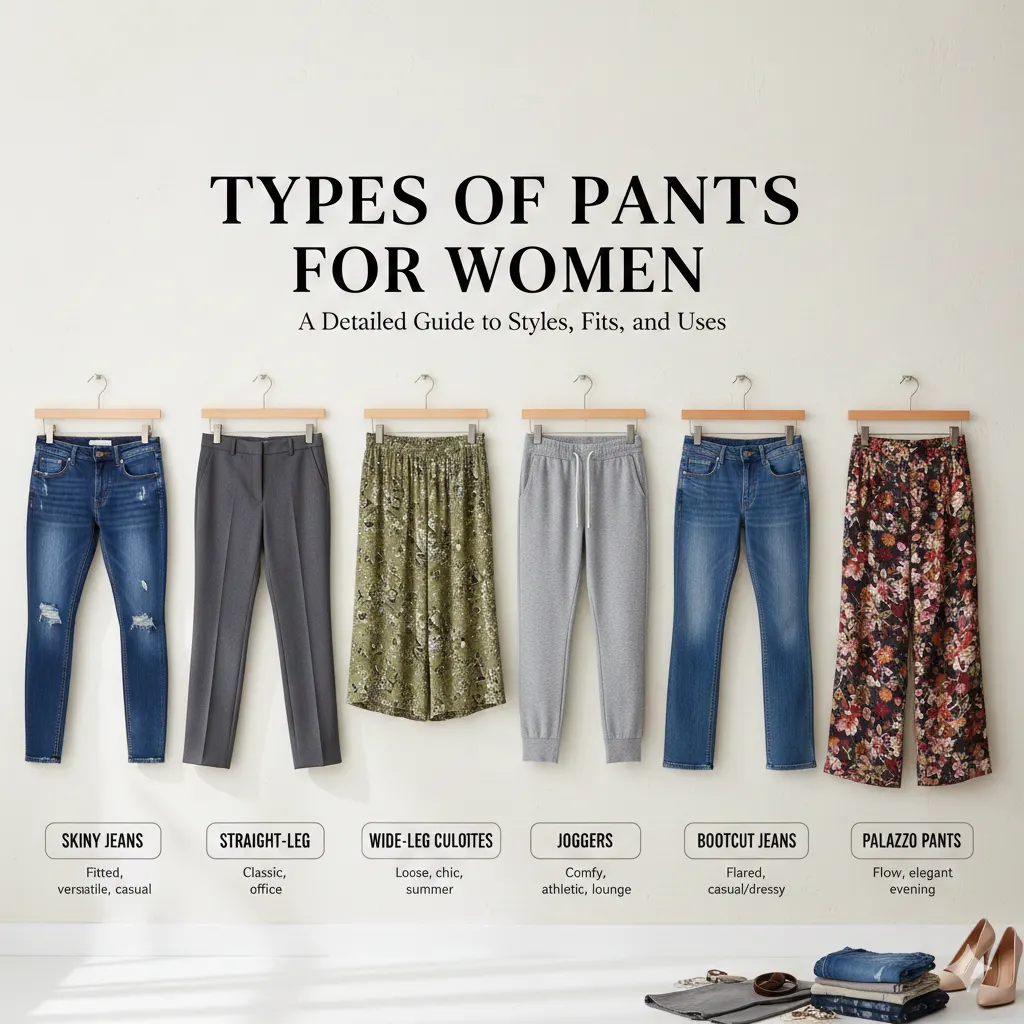 Types of Pants for Women: A Complete, Practical Guide